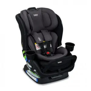 Britax Poplar S Cadeira Auto Conversível 2 em 1, Design Slim 43 cm com Instalação Rápida ClickTight, Stone Onyx 2.0