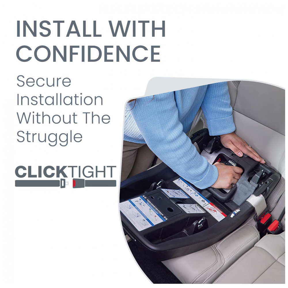 Britax Aspen Base para Assento de Carro Infantil com Instalação ClickTight Segura e Fácil