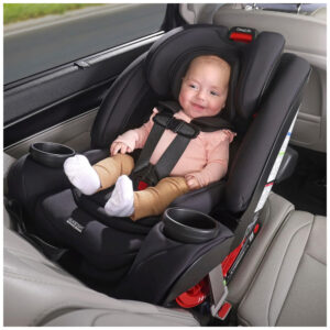 Britax One4Life All in One Cadeira para Carro com Uso até 10 Anos, Modos Reverso, Frente e Booster, Instalação ClickTight, Tecido Seguro e Respiráve