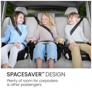 Assento de Elevação Britax UpNGo Click Booster Sem Encosto Preto 18 a 54 kg com LATCH